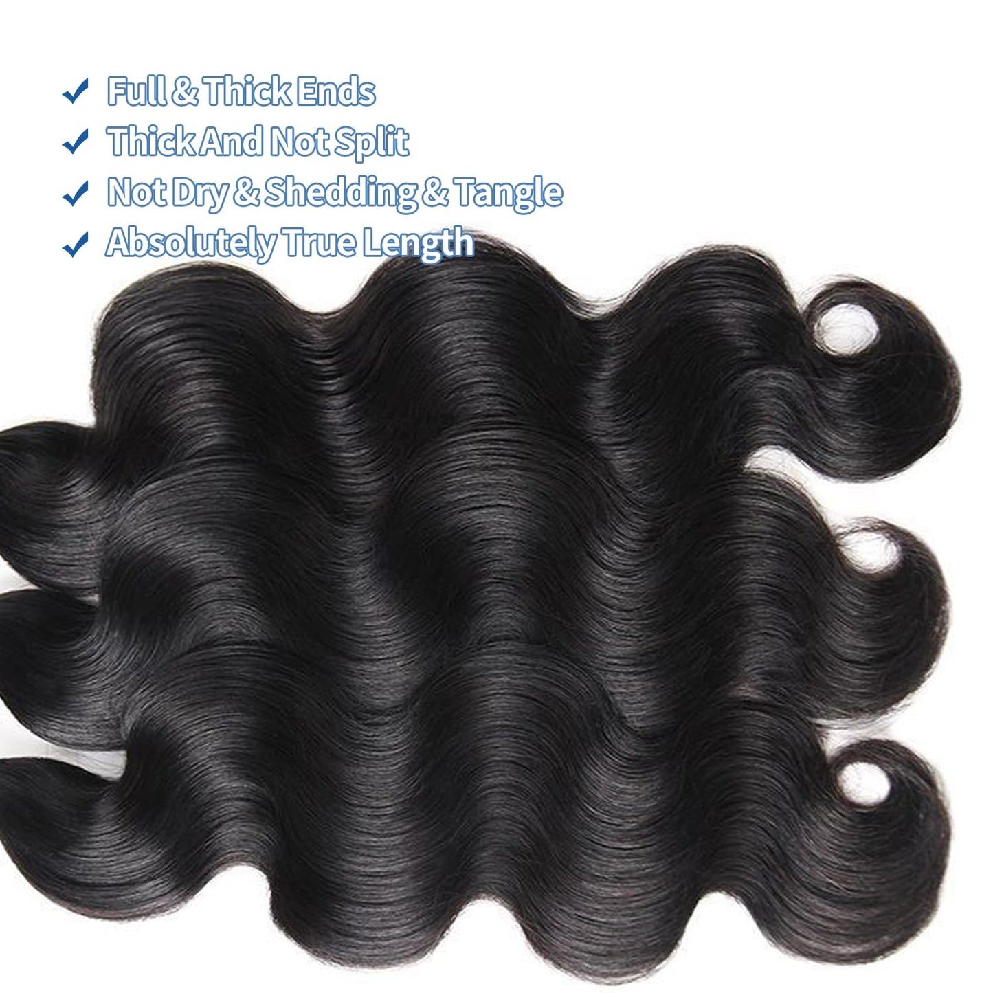 16A Raw Virgin Human Hair Body Wave Bundles 18-22 Inch Unprocessed Weave 3 Bundles