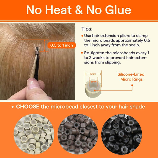 Keratin Stick Tip Human Hair Extensions 22 Inch Platinum Blonde I Tip 40G Cold Fusion