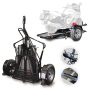 Go! Series Single Rail Folding Motorcycle Trailers – Deluxe Chrome Wheels Balanced