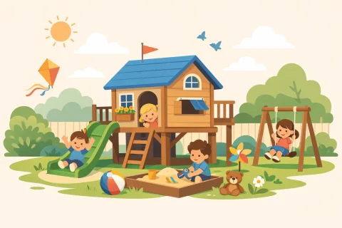 Best Backyard Playhouse for Toddlers to Enjoy
