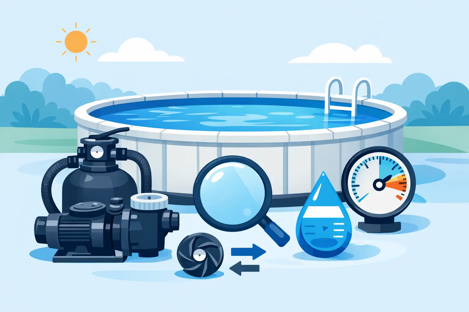 How to Size Pool Pump for an Above-Ground Pool
